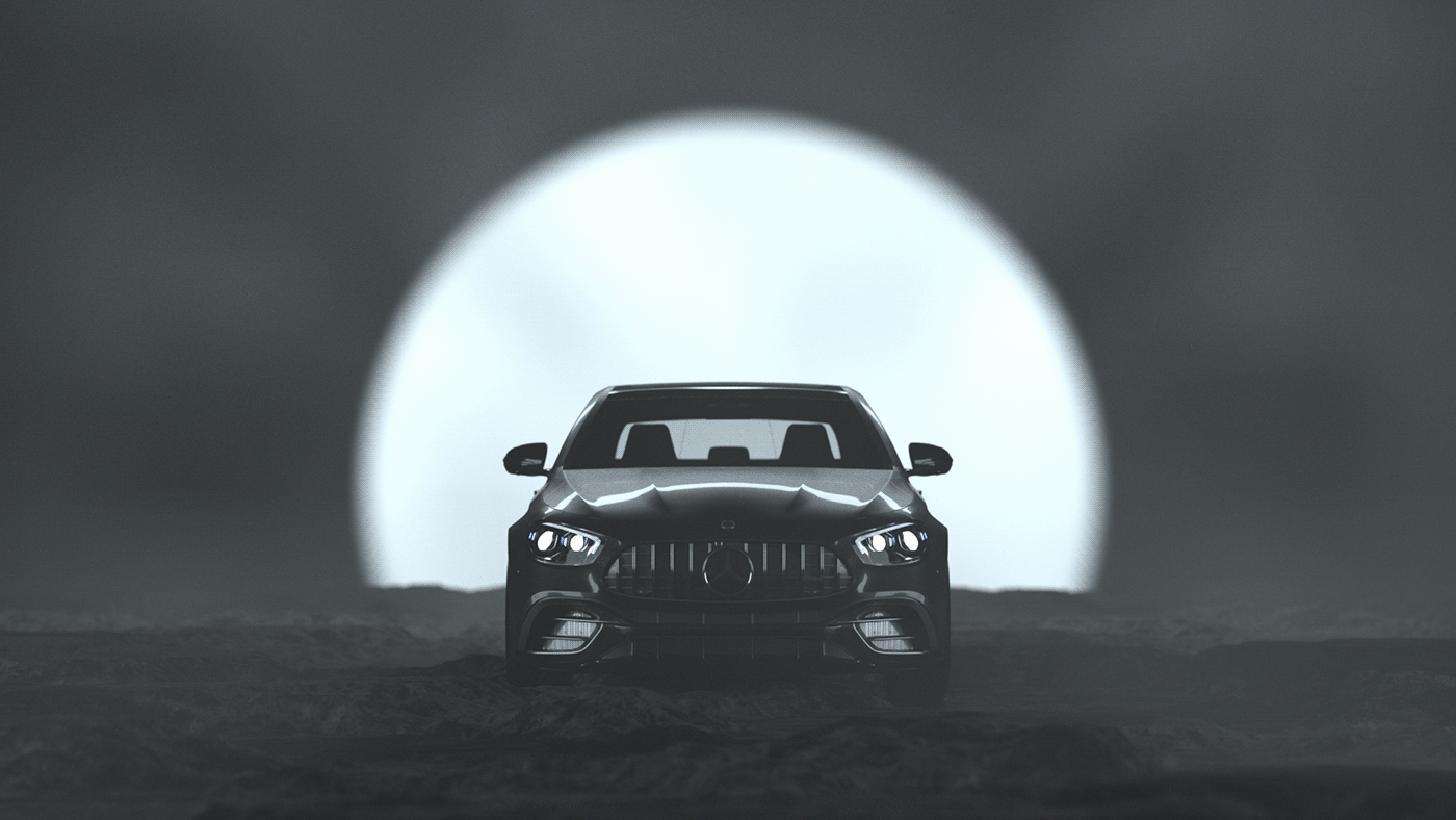 3D AMG Benz c4d CGI cinema 4d cinema4d mercedes-benz octane Render