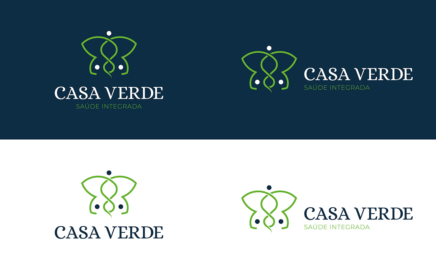 brand branding  casa verde identidade visual logo Logomarca Logotipo saúde Saúde Integrada