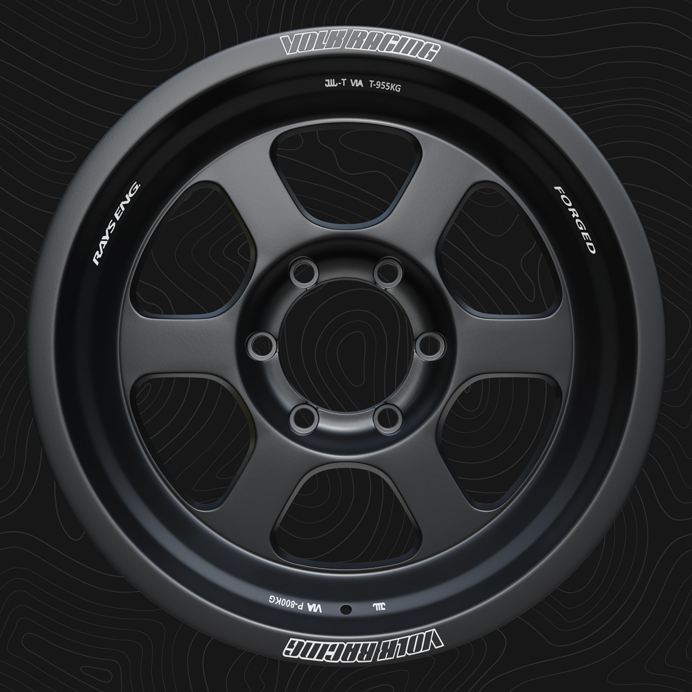 3D automotive   CGI disk Render rim visualization wheel