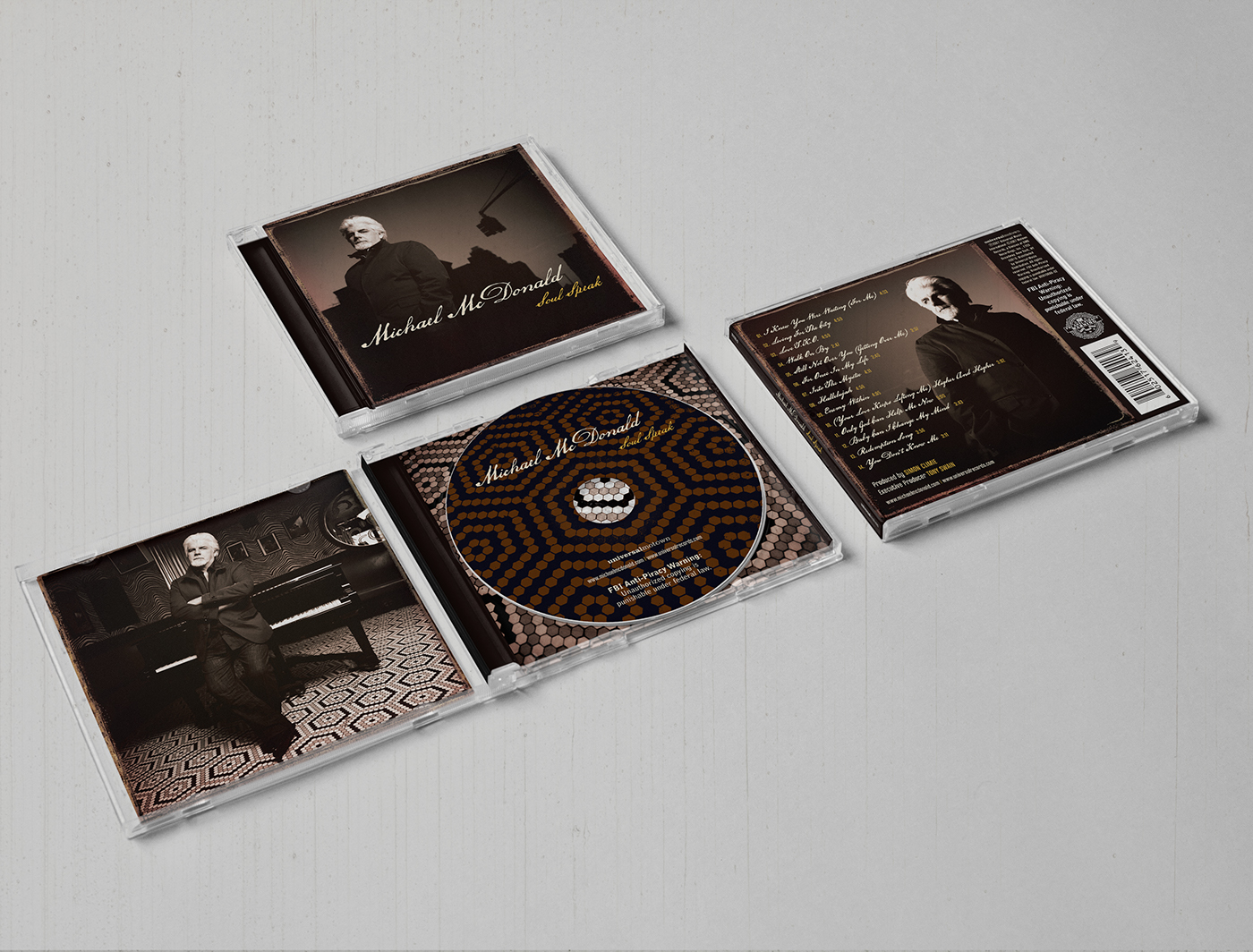 art direction  graphic design  Packaging music Michael McDonald