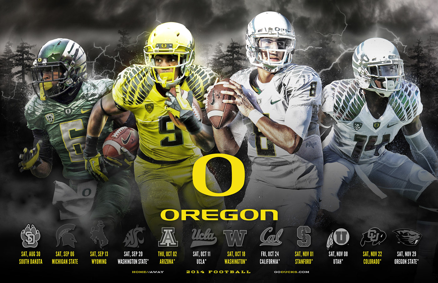 2014 Oregon Football on Behance
