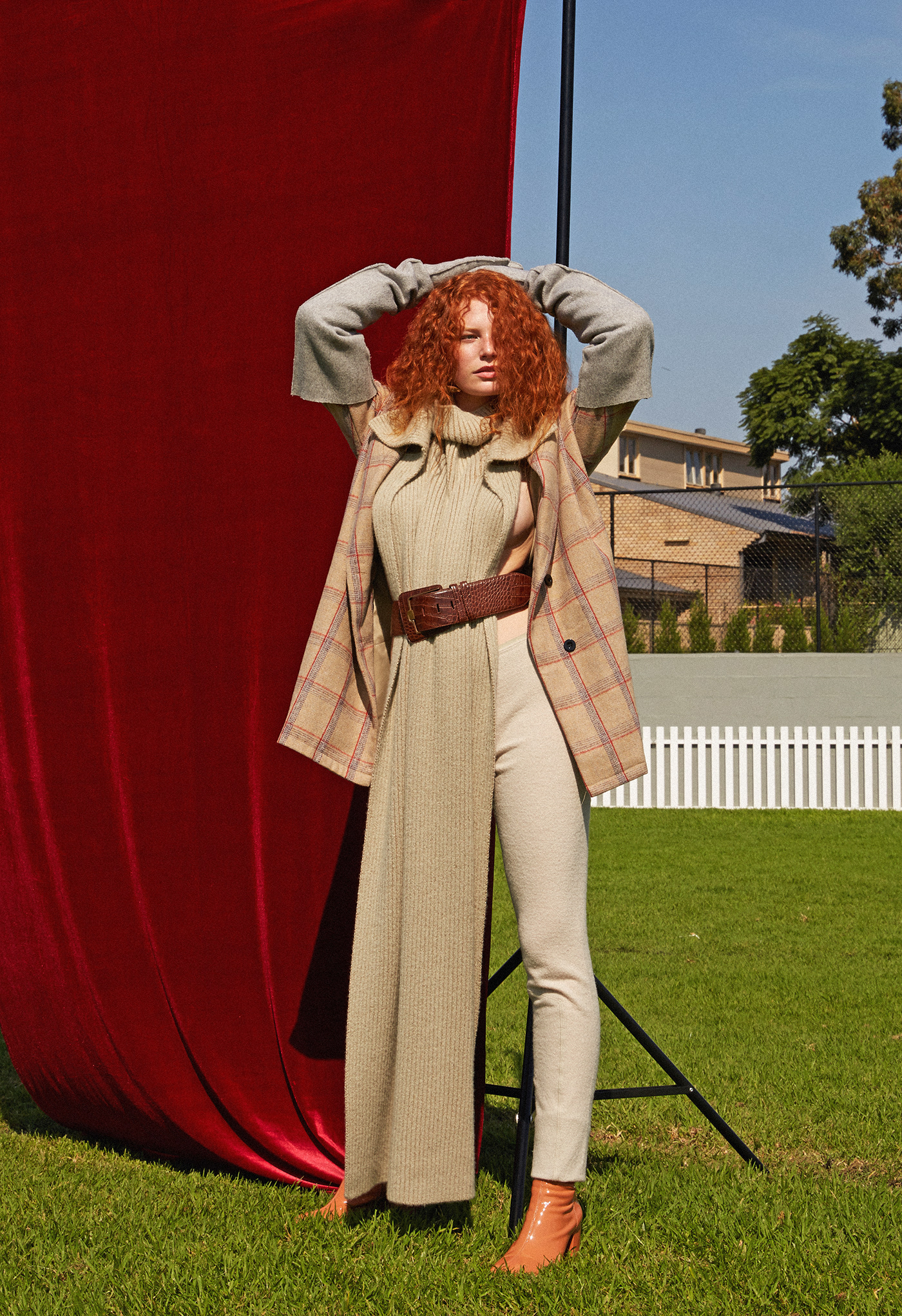photoshoot magazine model trends Fashion  courtyard velvet art stylist