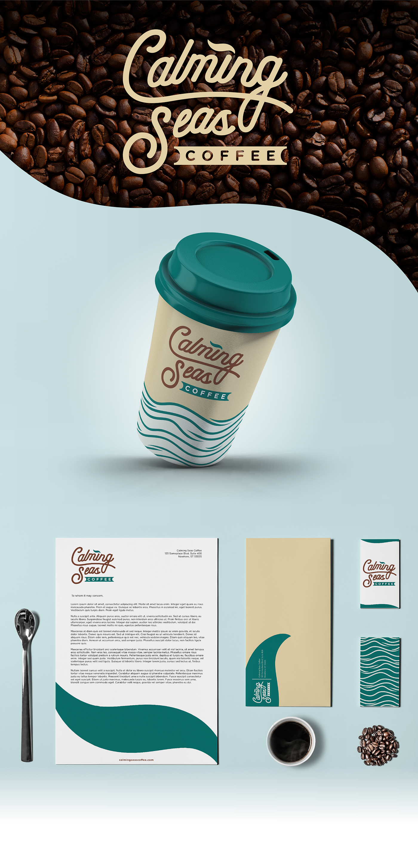 Coffee beans relax calm shop package