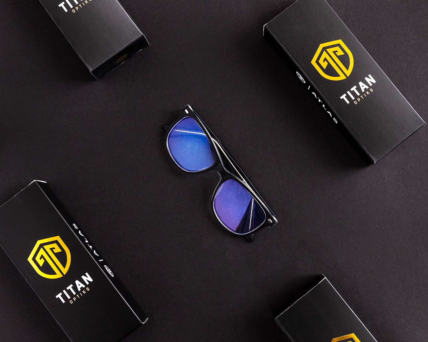 logo Logotype brand copywriting  titan optiks Gaming eyewear identity branding 