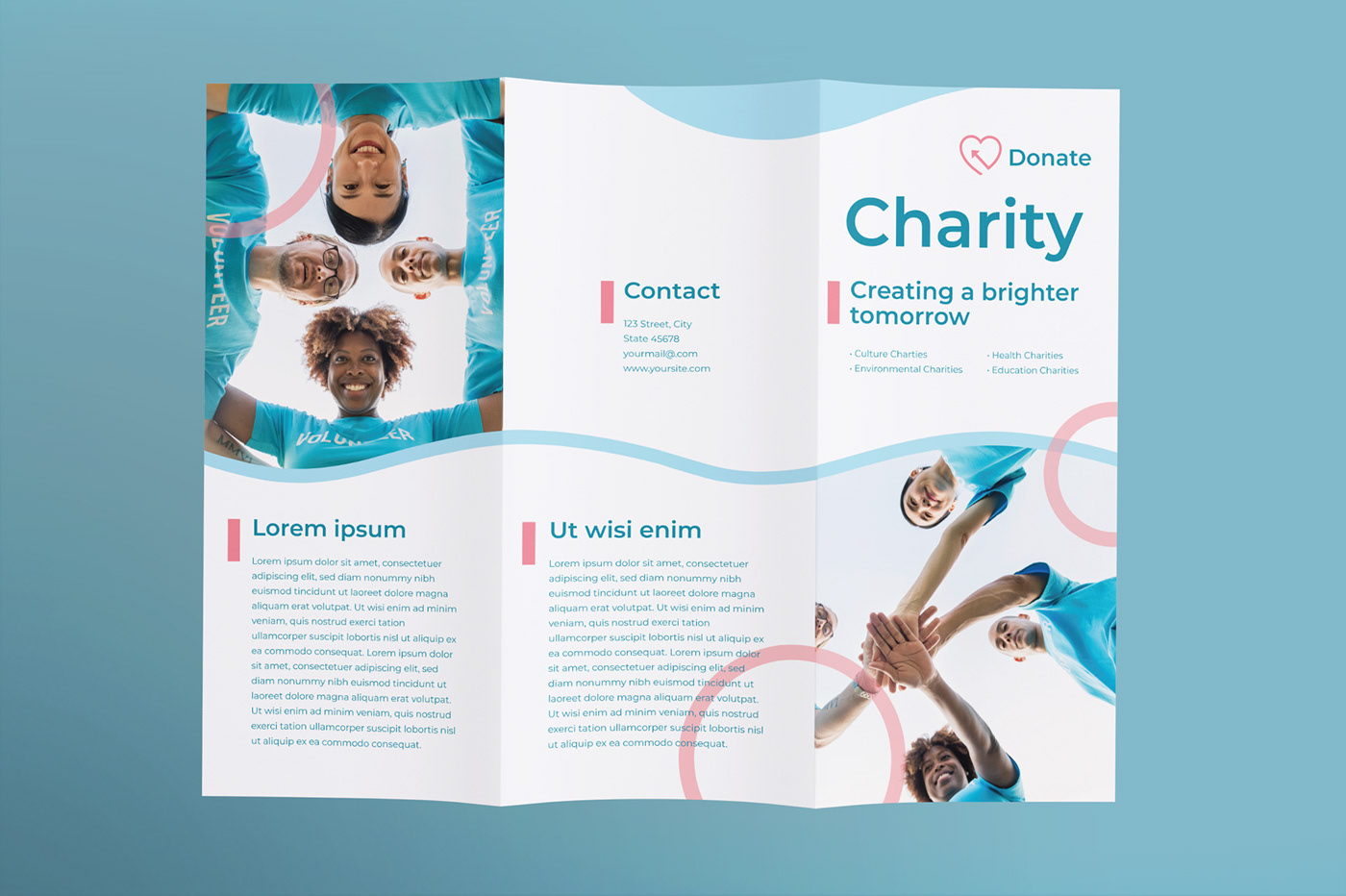 brochure business card flyer poster template corporate company branding  charity volunteer