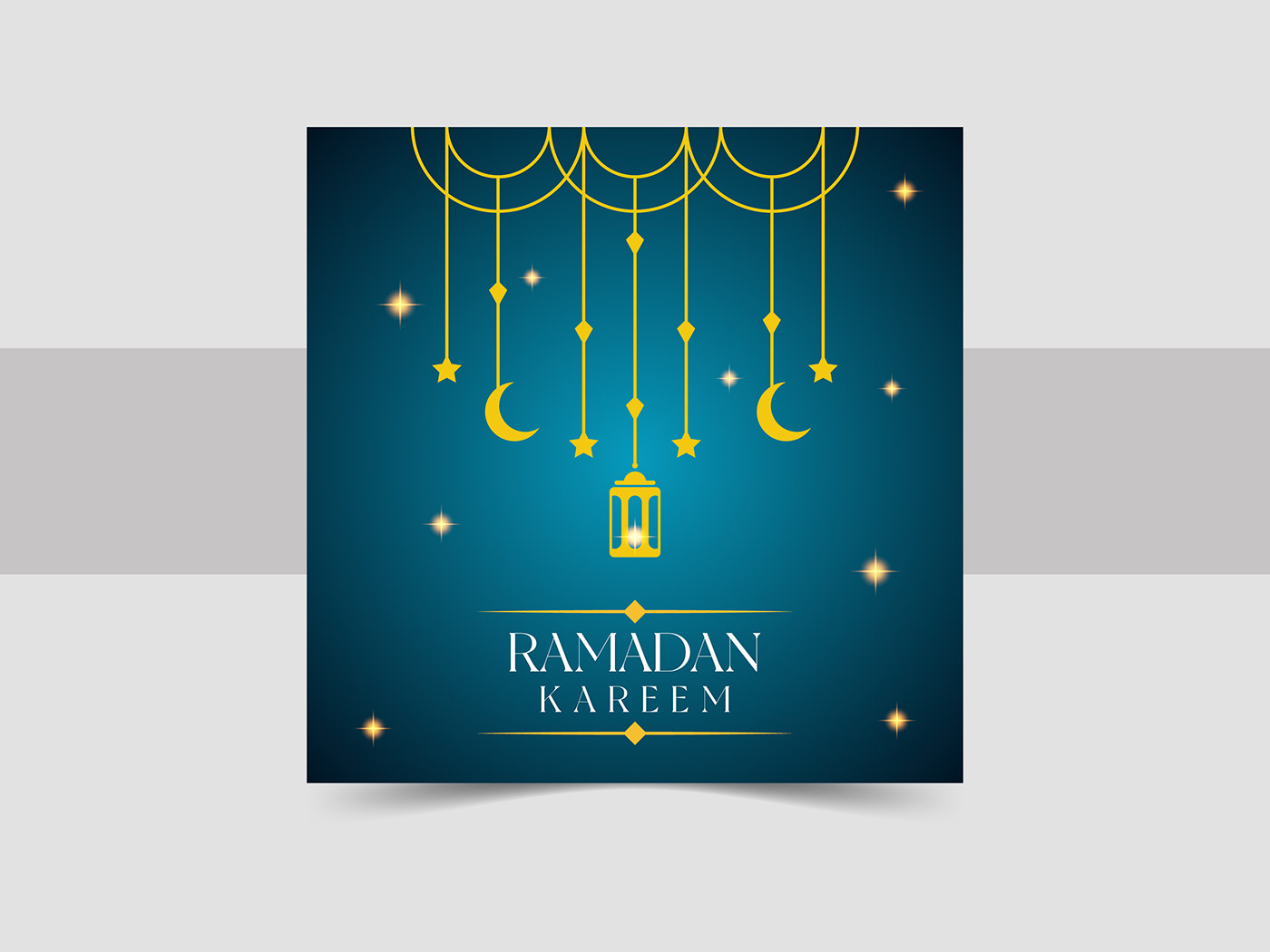 ramadan kareem islamic muslim arabic typography   creative marketing   Social media post minimal