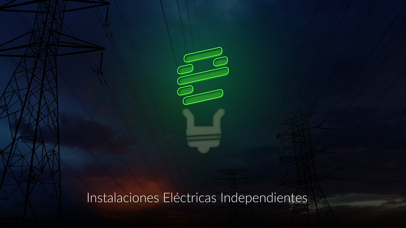 branding  electric graphic design  local logo