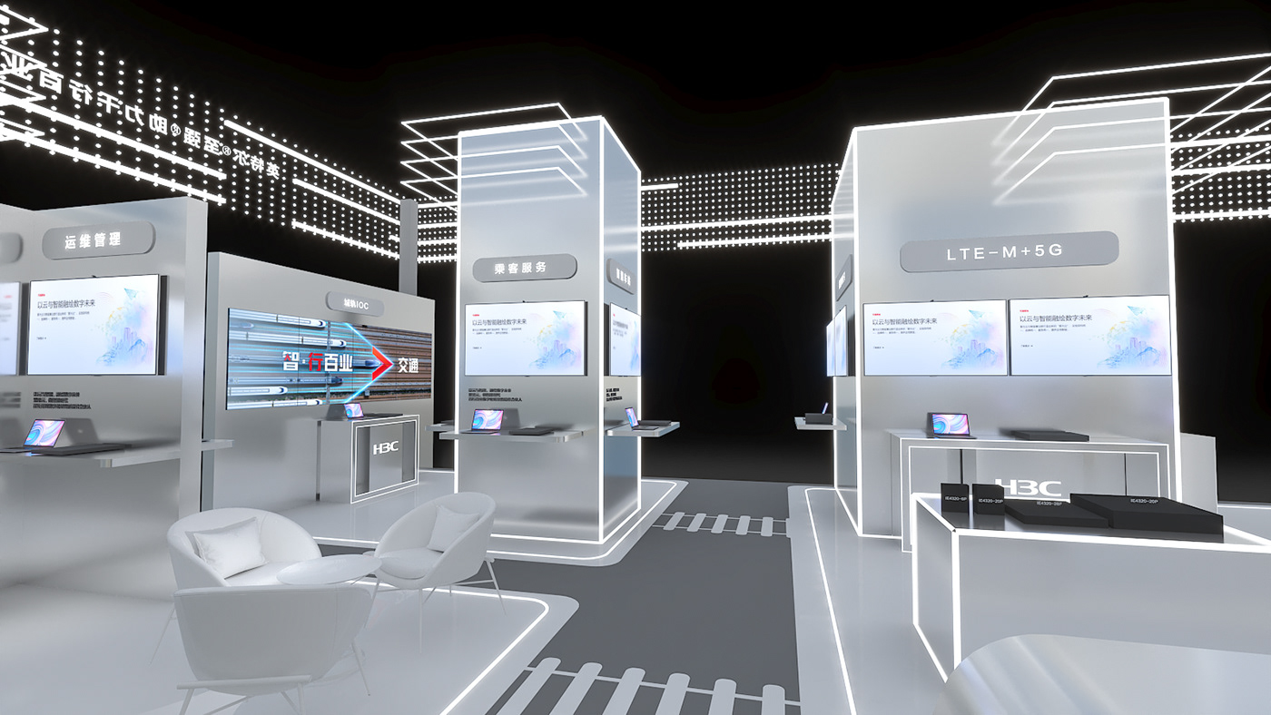 3D design Exhibition  interior design 