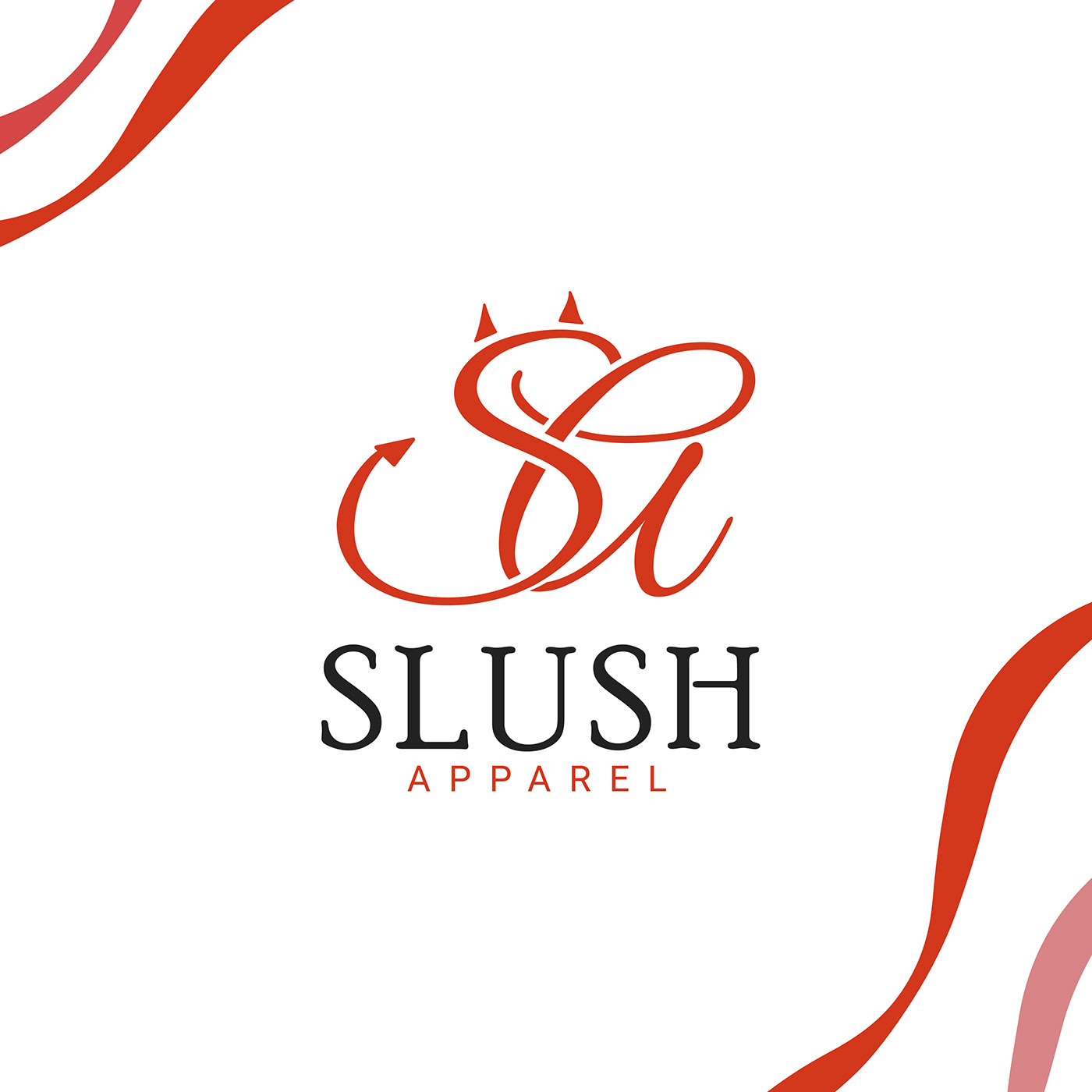 Logo Design brand identity apparel slush identity Brand Design vector adobe illustrator Graphic Designer Lettermark Logo