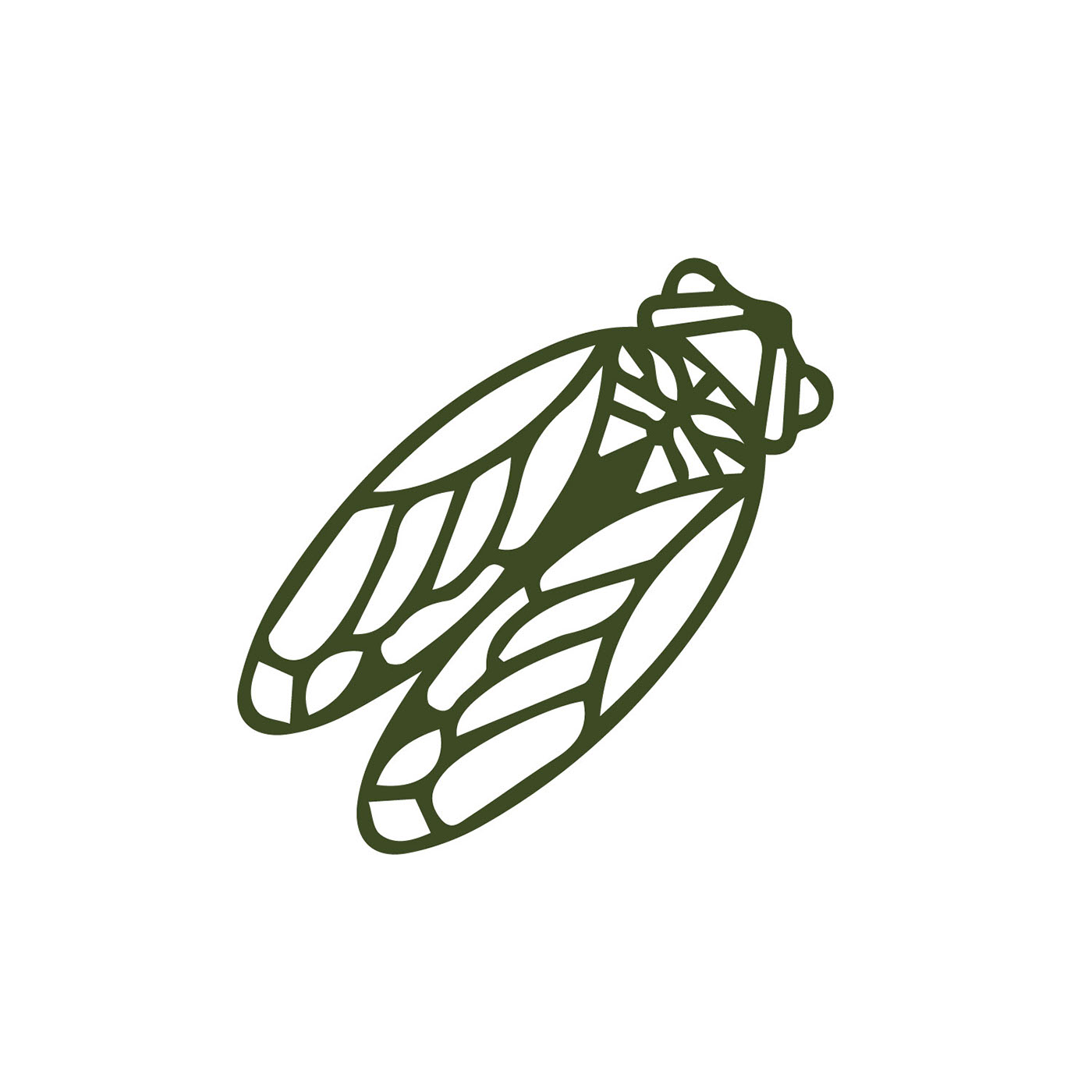 logo monogram monogramme business card carte de visite montpellier identité visuelle motif cigales cicadas