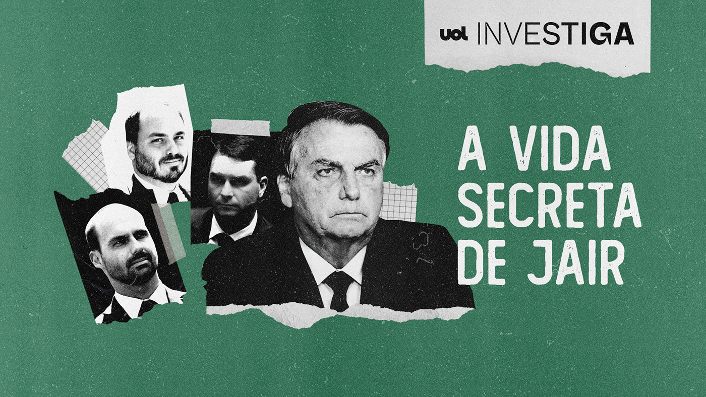 Brasil colagem collage Jair Bolsonaro podcast uol