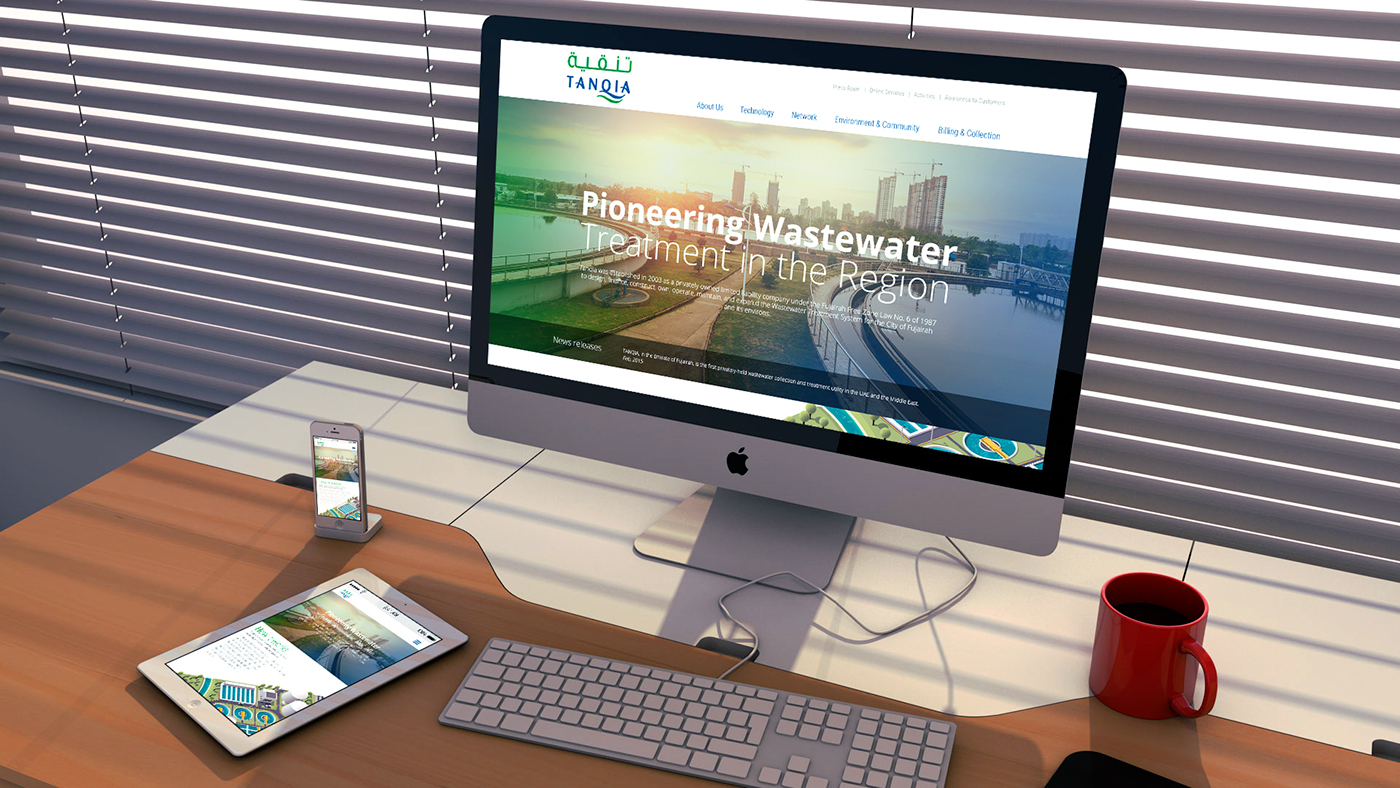 design Website UAE Alsayegh Media Fujaira water
