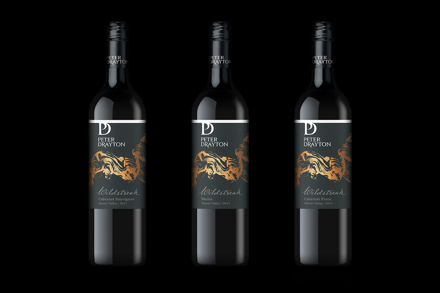 peter drayton wines australian wine wine label label design ironbark hill wine Packaging packaging design Wine label Design Oceania wine of australia