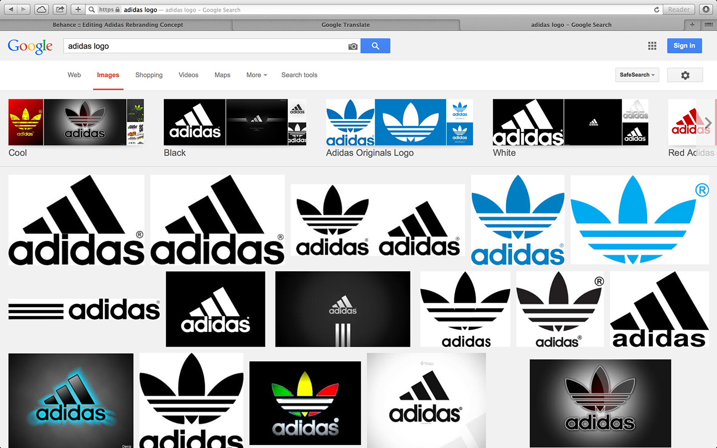 what's the adidas logo