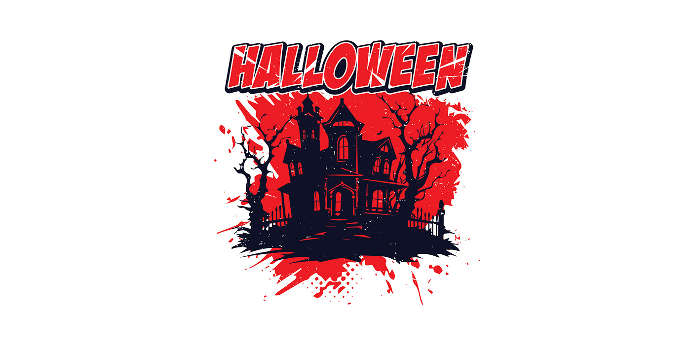 t-shirt Tshirt Design Clothing apparel streetwear modern Halloween Scary ILLUSTRATION  Typography T-shirt