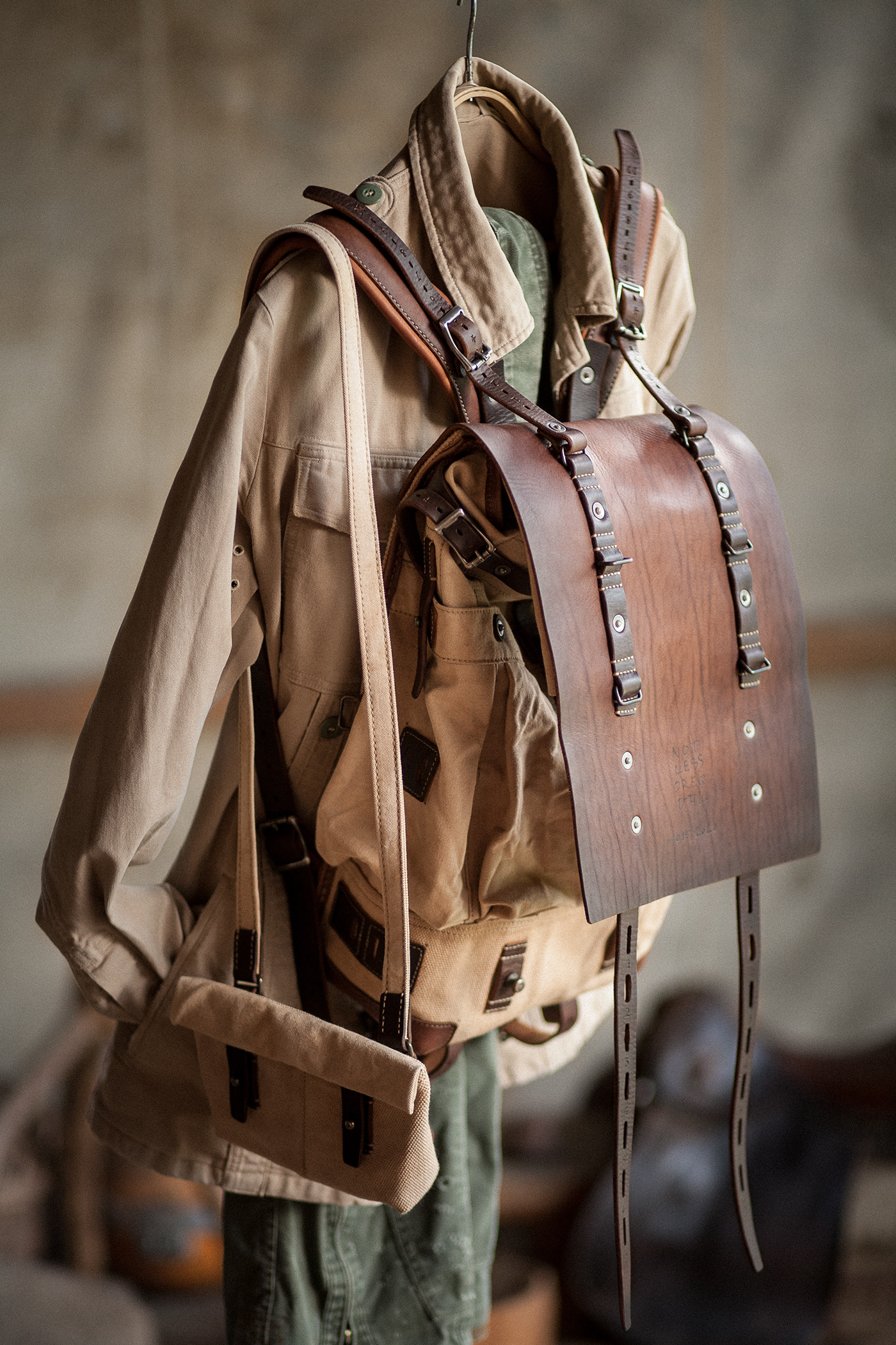 canvasbackpack conceptcarry heritage rugged vintagebackpack workwear