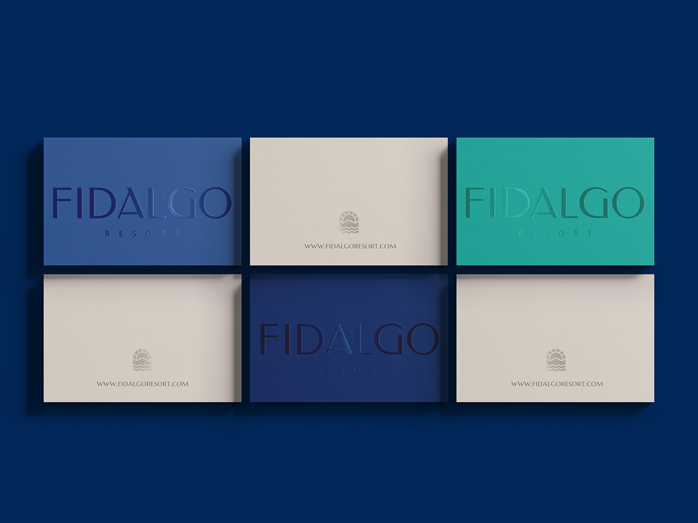 Projeto de Identidade Visual Fidalgo Resort, papeleria, rebranding, branding.