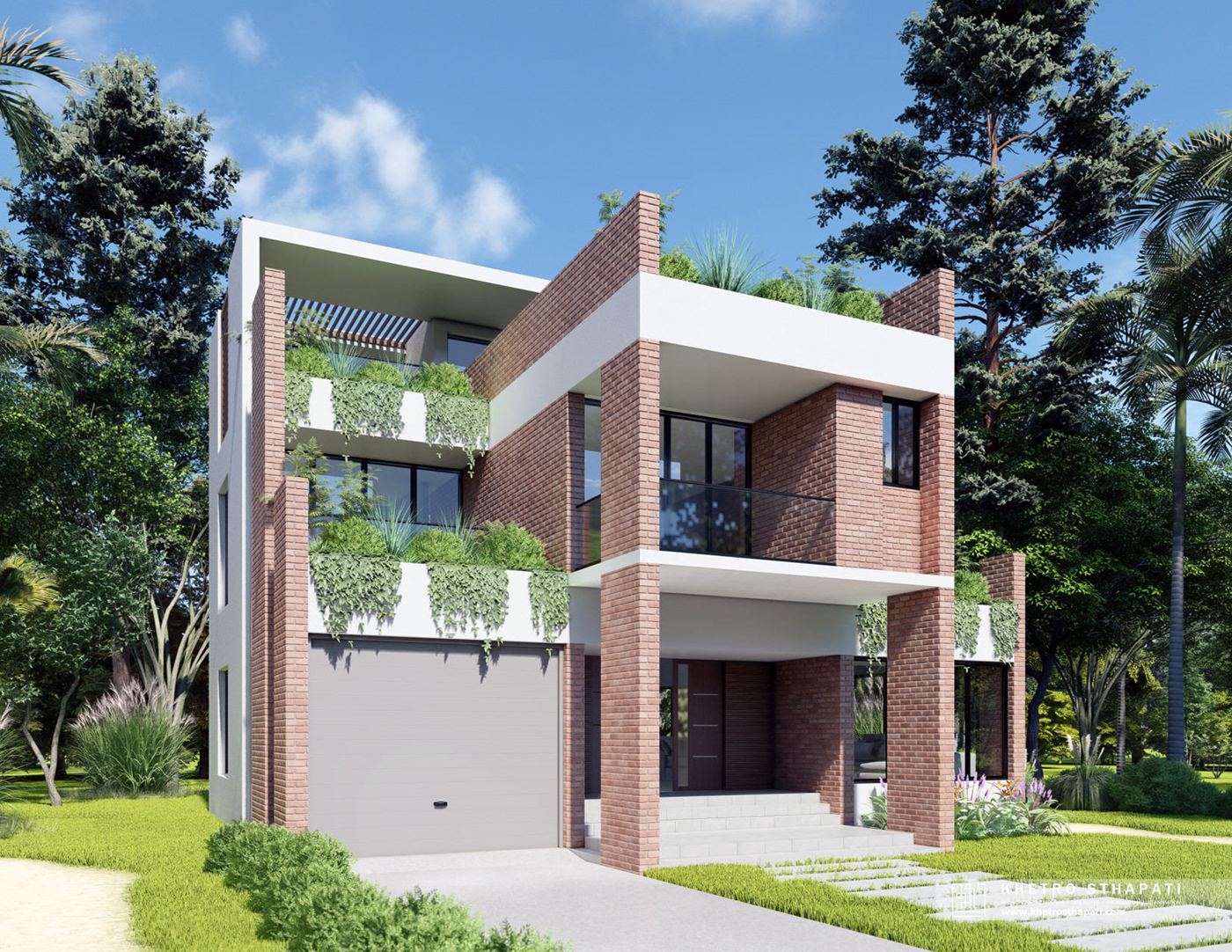 3ds max architecture exterior realestate Render Residential Design visualization
