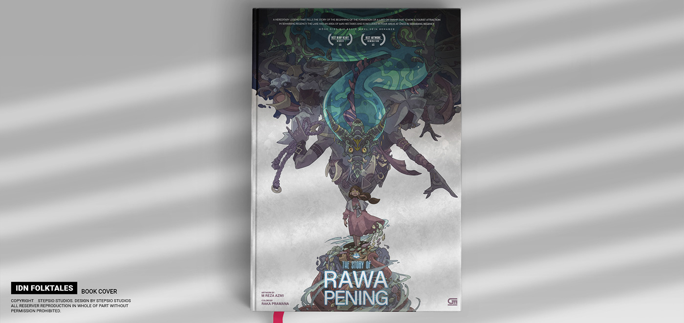 culture indonesia monster books book cover cover print manga Character design  digital illustration