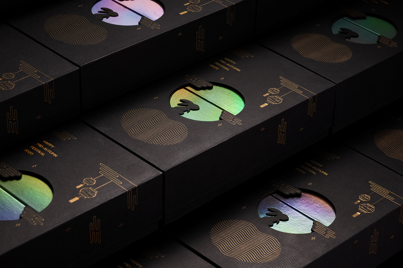 bracom bracom agency Creative Design gift box graphic design  mid-autumn moon mooncake Packaging