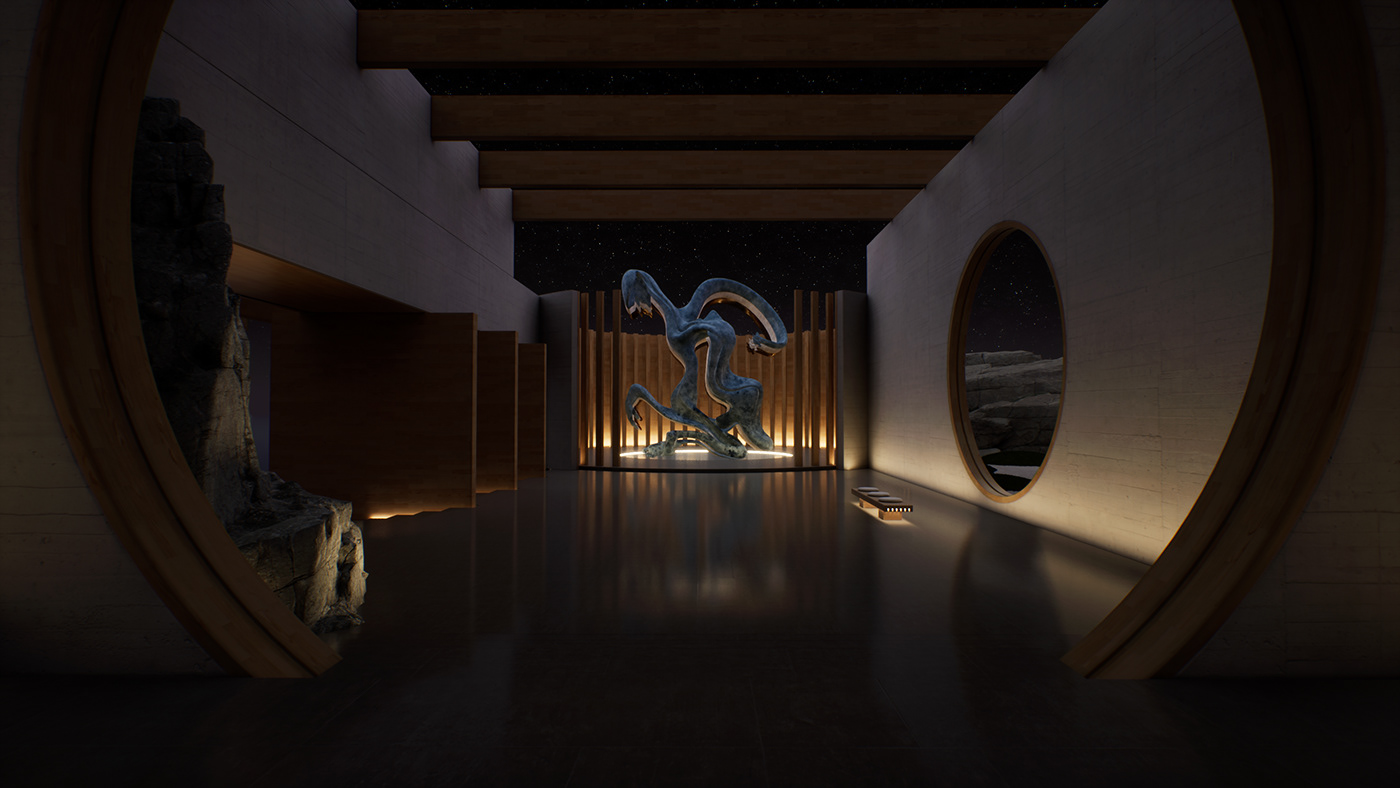 3D architecture biology cinema 4d design interactive nft realtime uiux Unreal Engine