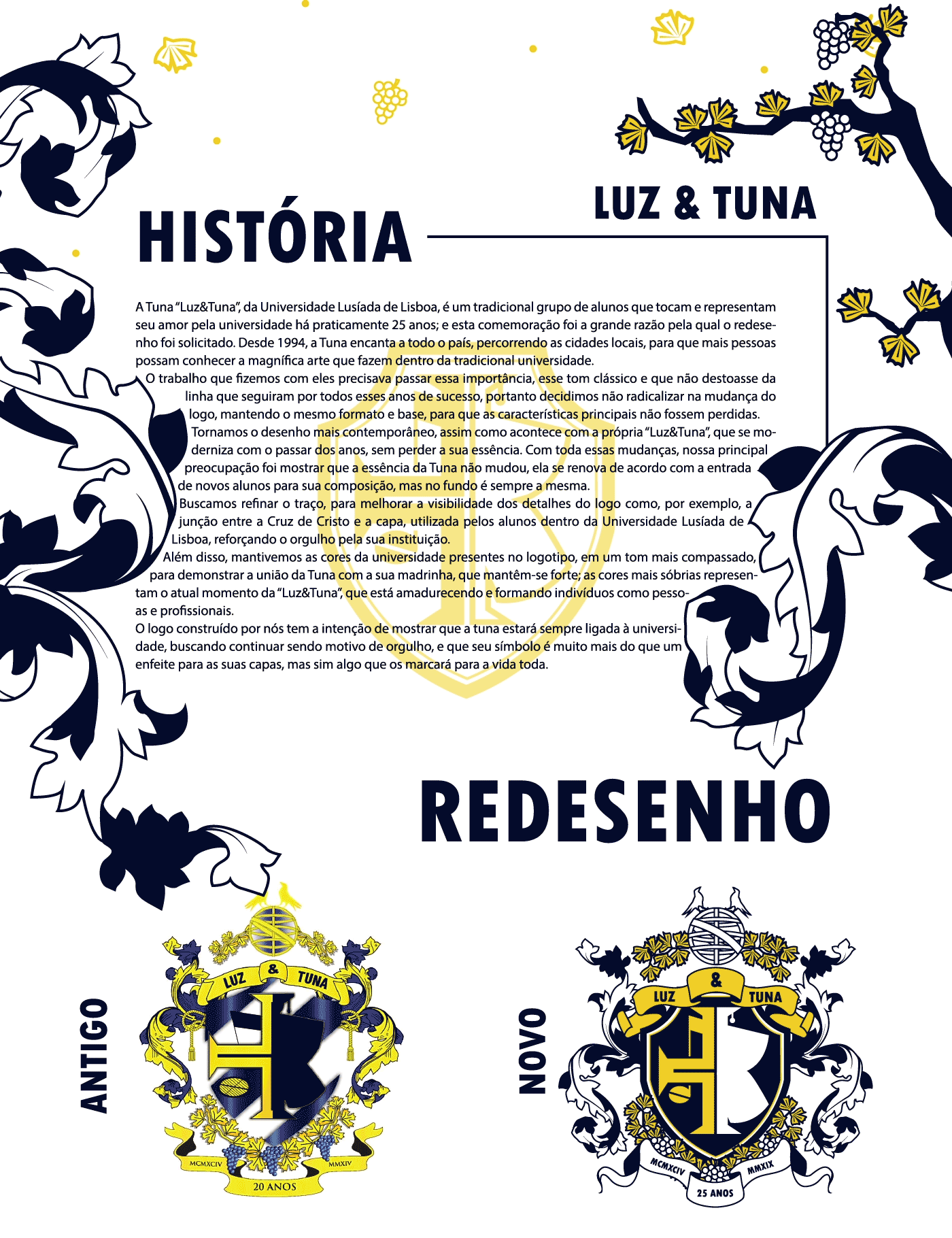 luz tuna brand luz&tuna Portugal Rebrand innominatum brasão Classic