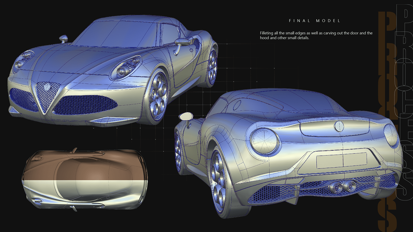 3D Alias alias automotive Alias Modeling automotive   car Unreal Engine