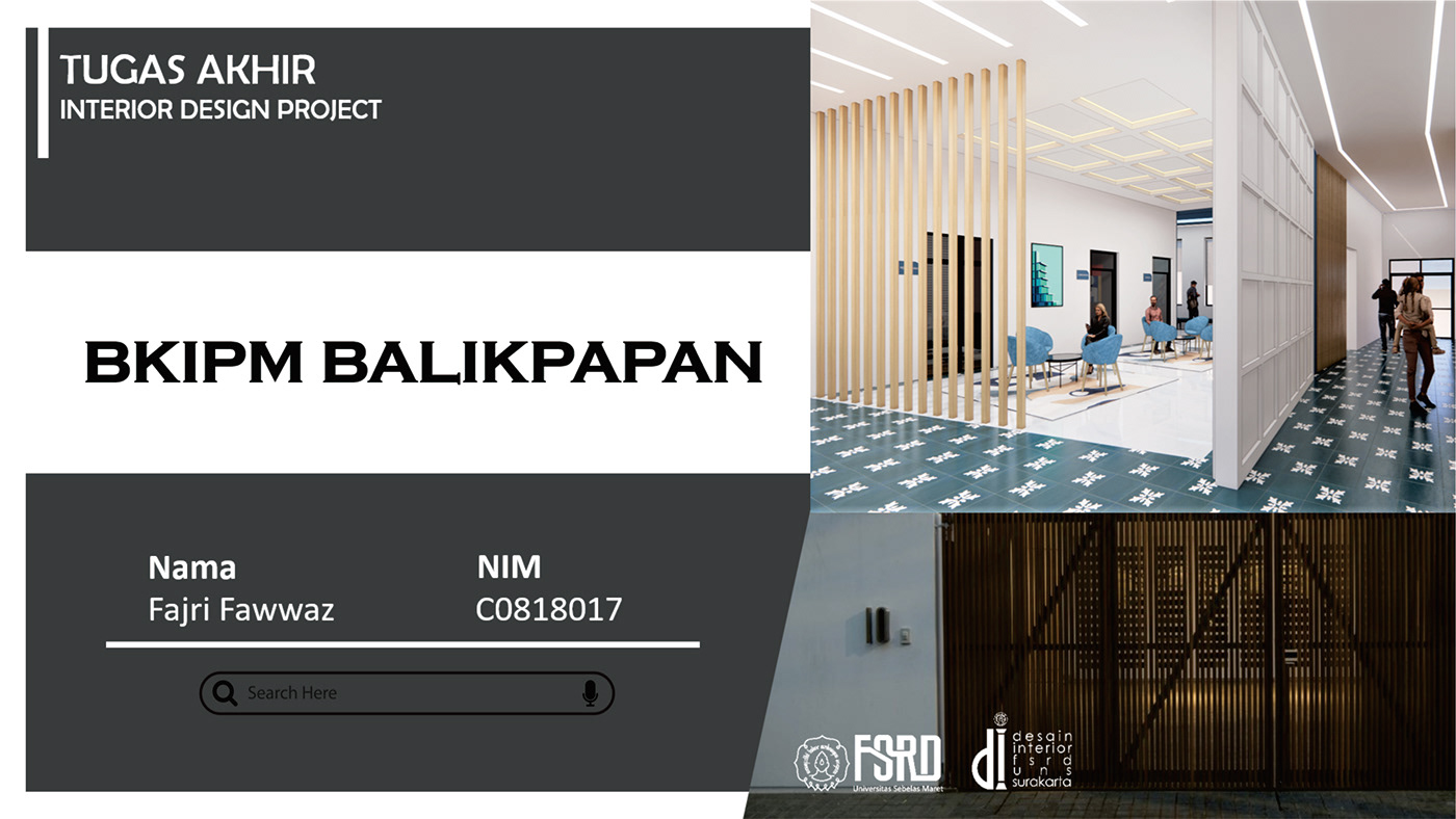 architecture Balik papan coastal design interior design  modern Office