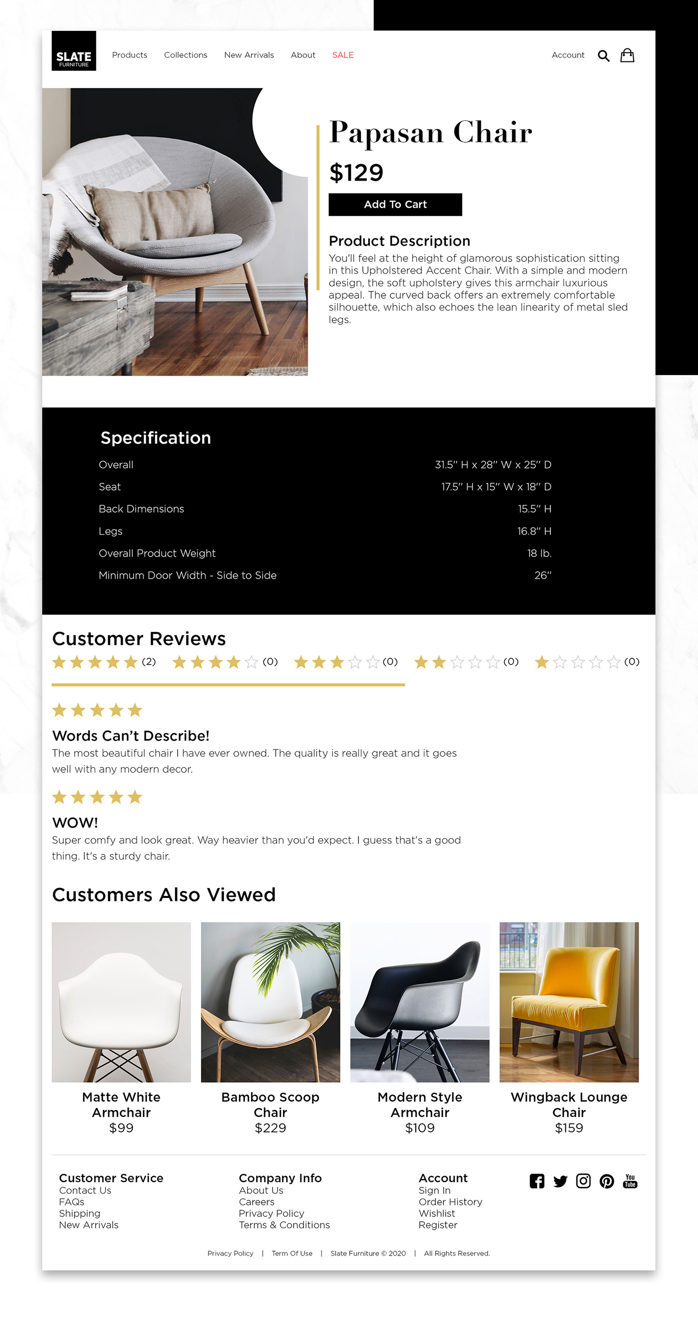 clean design furniture graphic minimal modern UI Web Web Design  Website