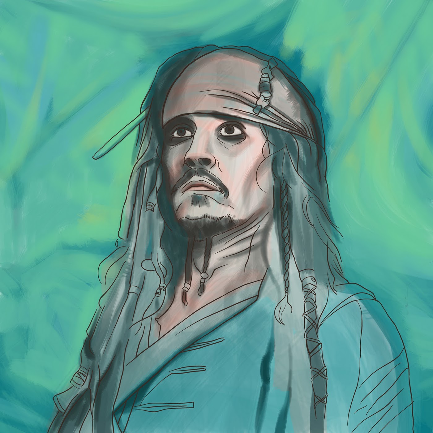 Brian Kotulis Captain Jack Sparrow johhny depp Pirates Caribbean