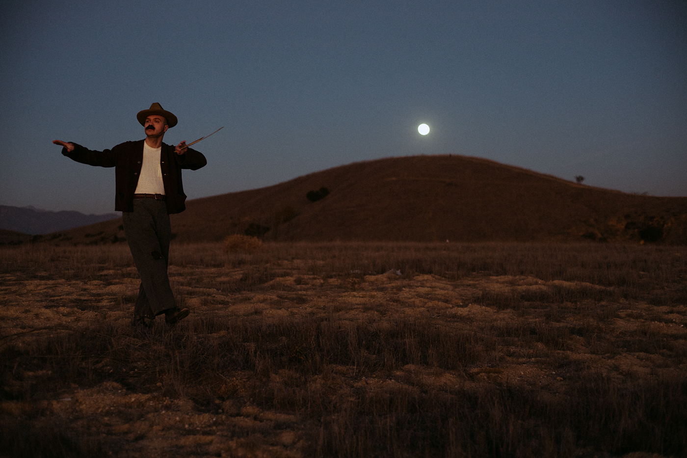California cowboy hat Los Angeles movie musician Nature portrait photography storytelling   sunset western