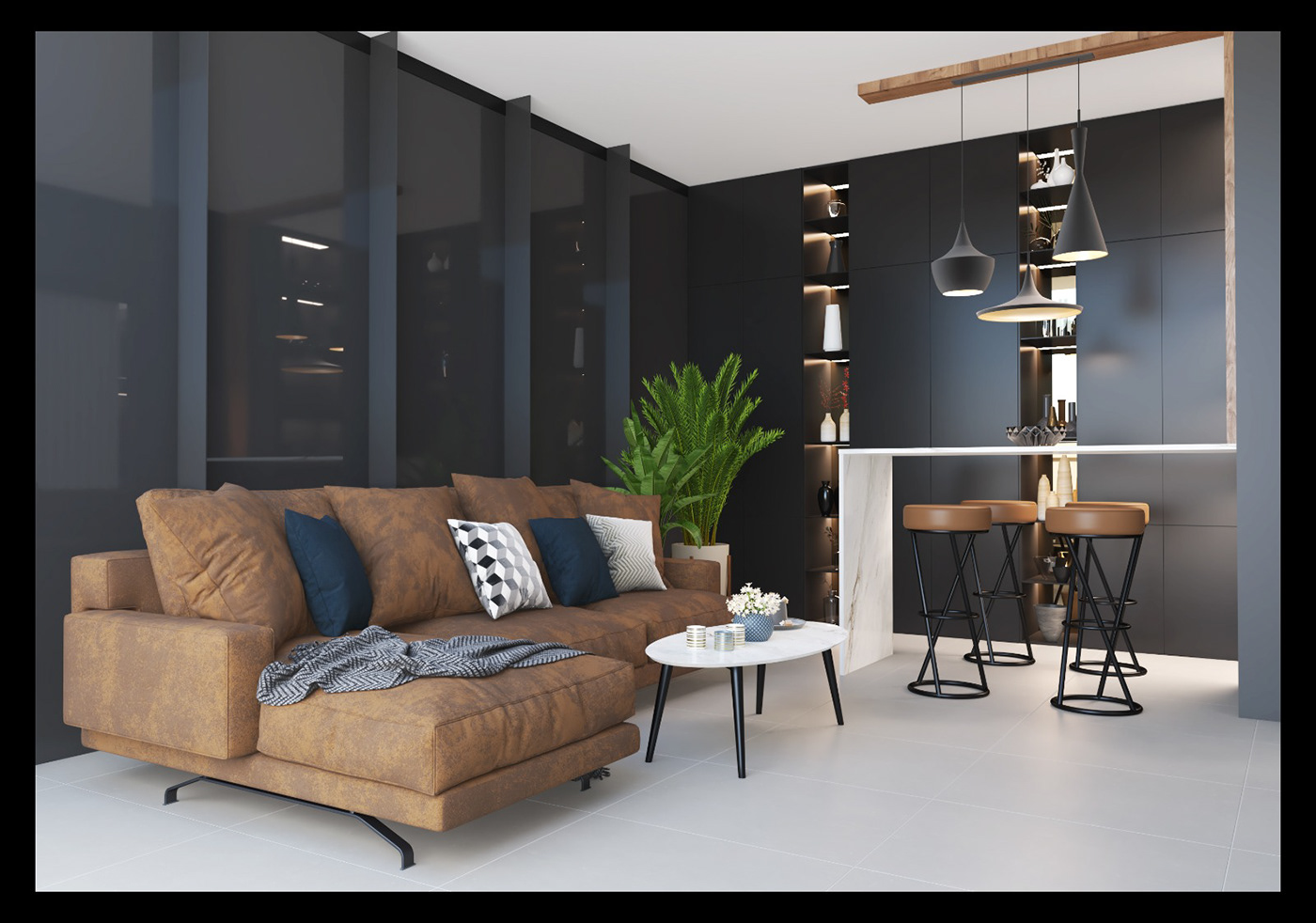 design interior design  architecture Render HOUSE DESIGN 3ds max exterior modern