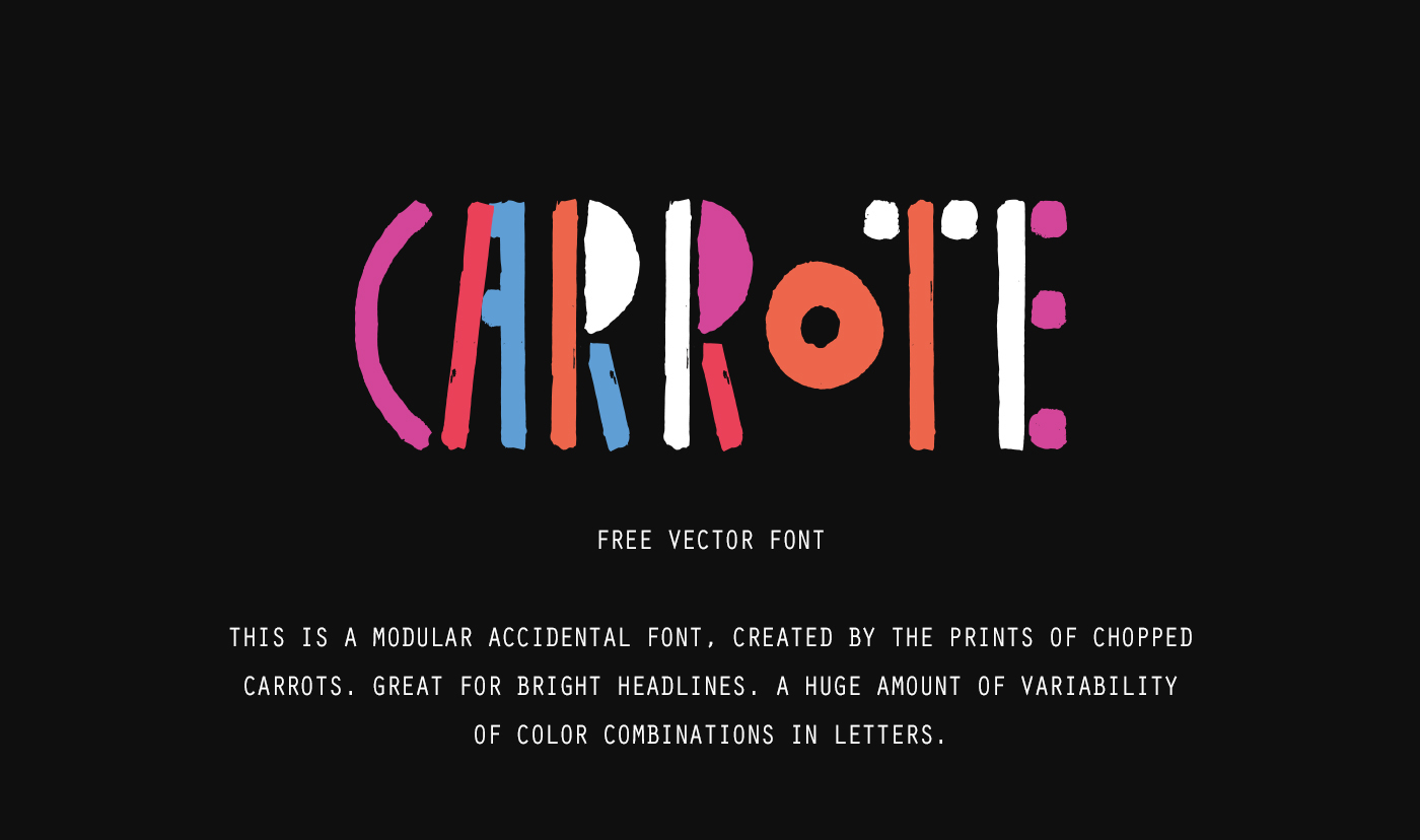 Free font typaface free new font download freehand carrote