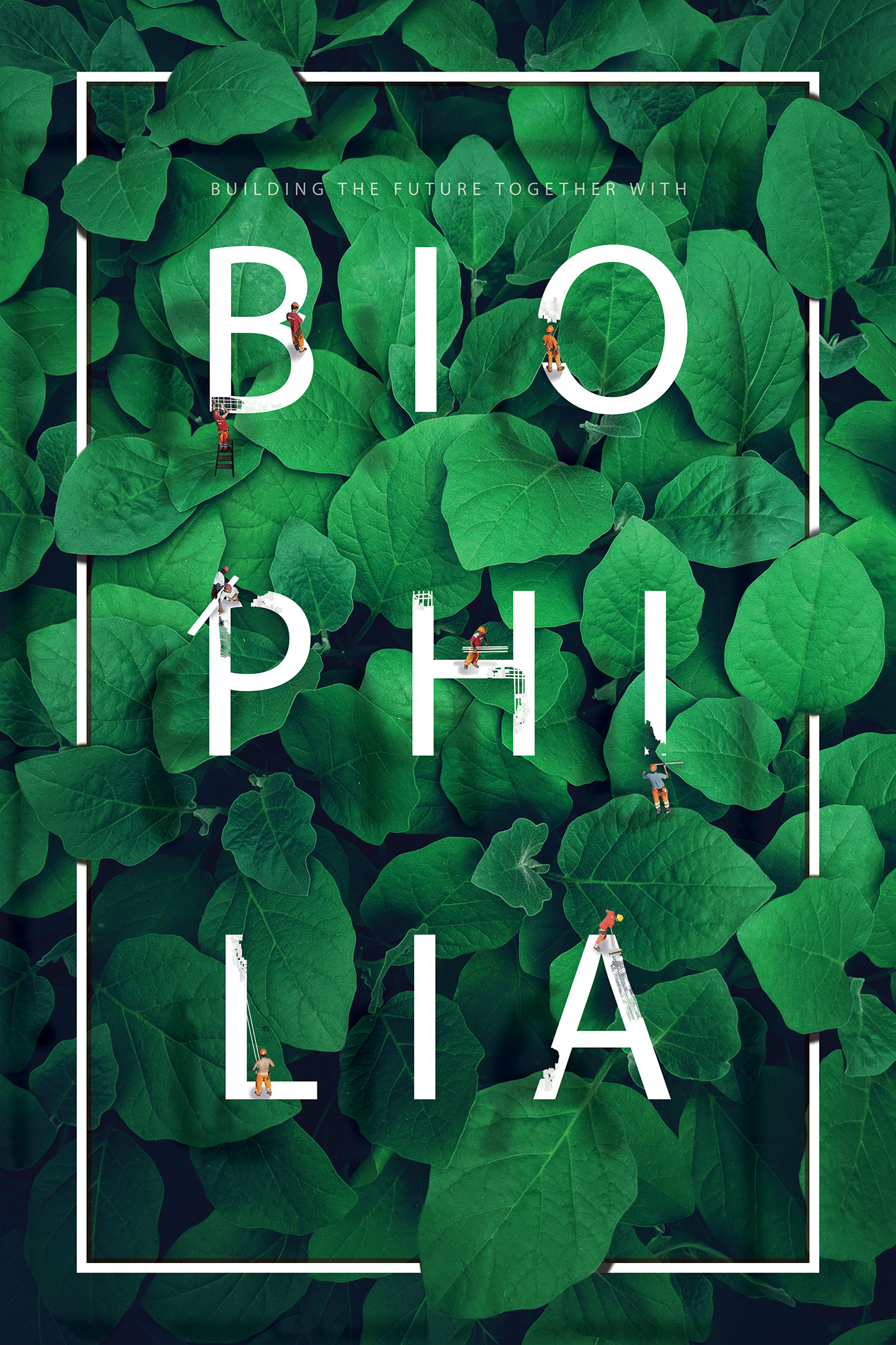 biophilia Competition design green poster bio building