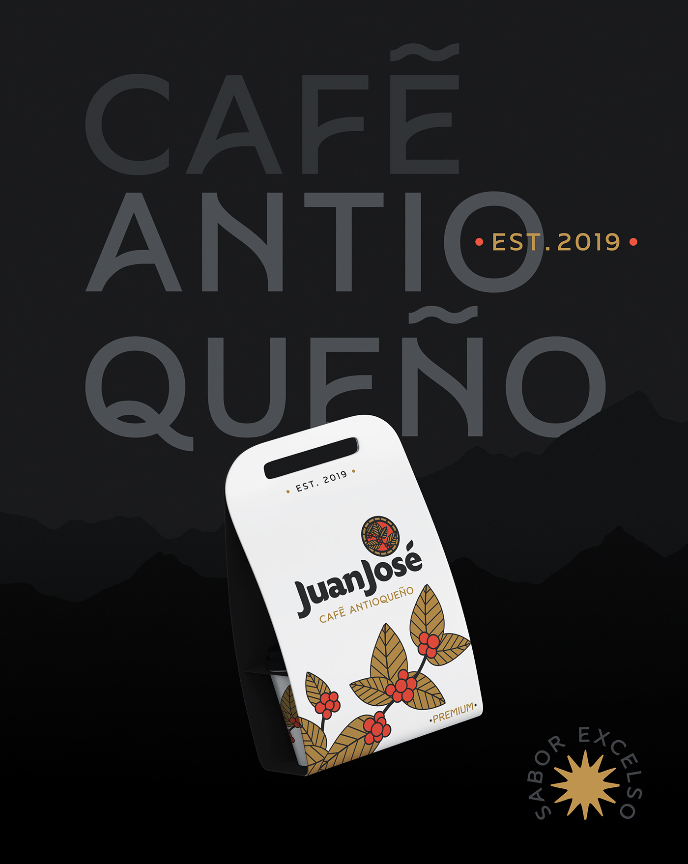 Coffee cafe brand identity colombia Packaging marca ILLUSTRATION  ilustracion logo branding 