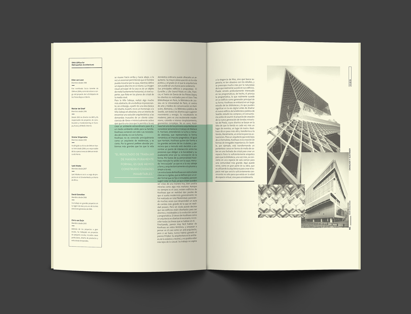 Hacedores de Mundo rem koolhaas fadu catedra gabriele editorial uba architecture PressBook revista