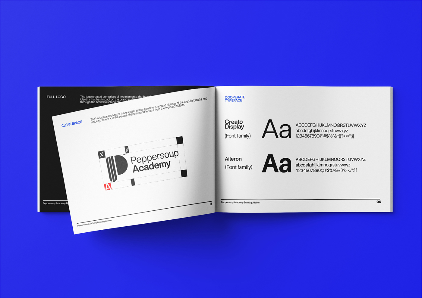 academy academy branding book brand book brand manual branding  guidline identity Identity Guideline text