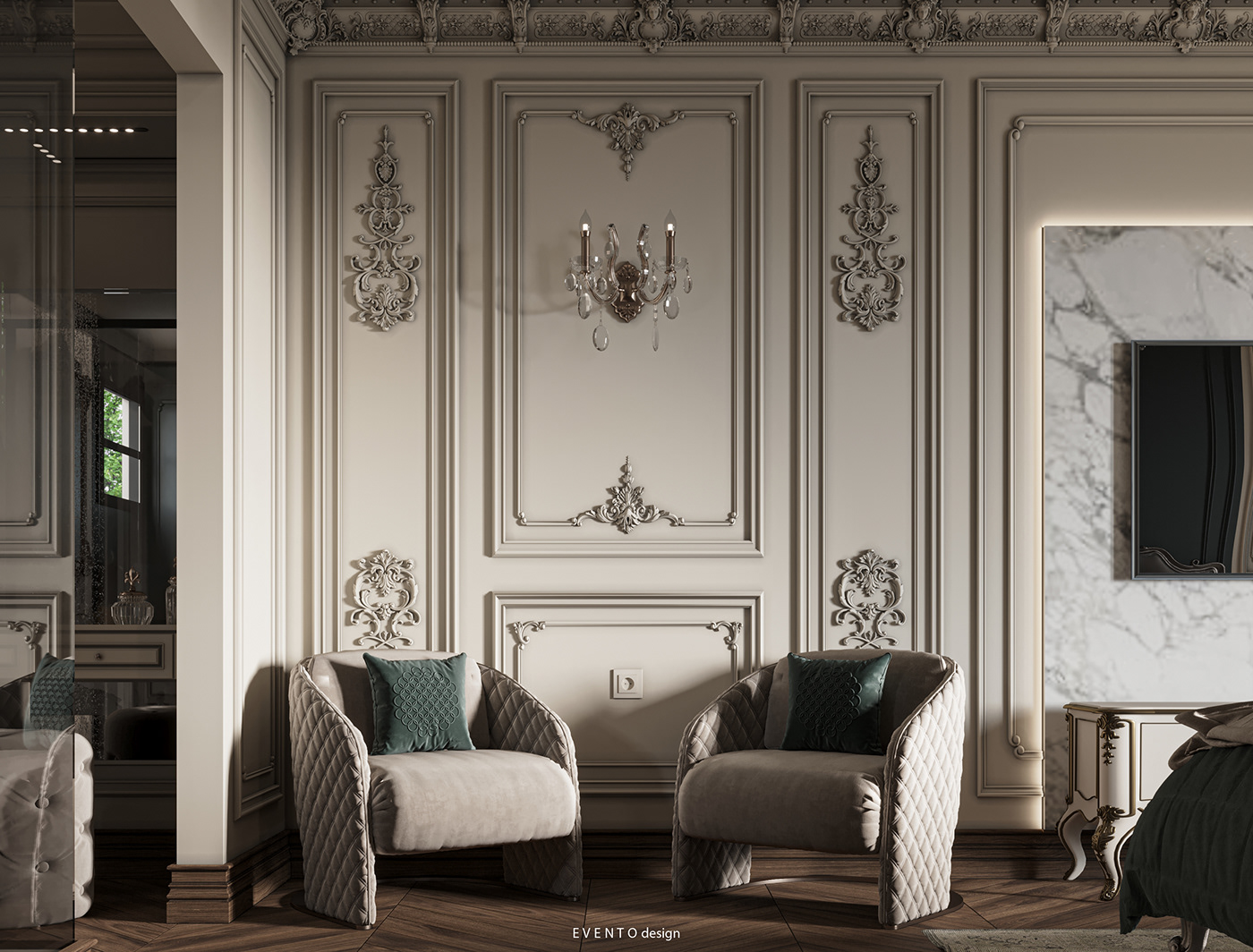 indoor interior design  architecture Render visualization 3ds max corona archviz modern 3D