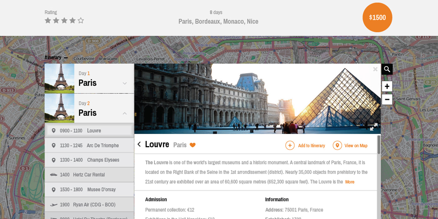 travelwebsite traveluserexperience traveluxui travelwebsitedesign itinerarybuilder