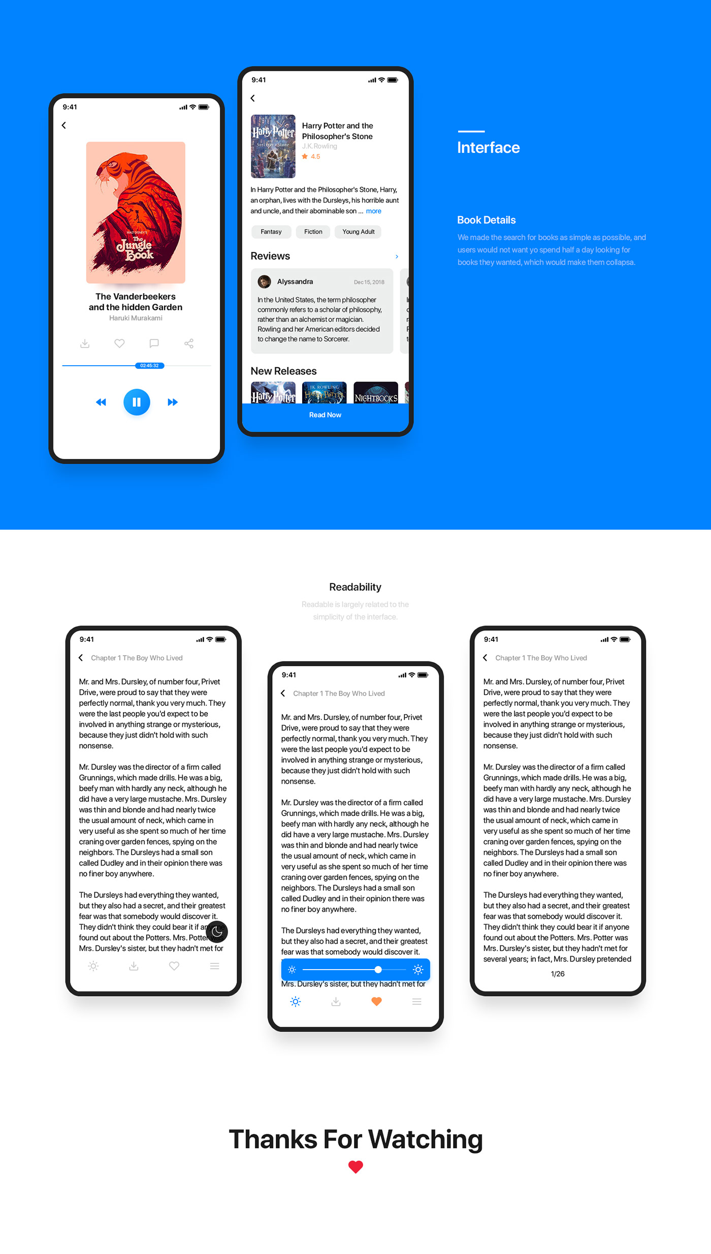 UI book Reading app ux design Interface book review library Case Study