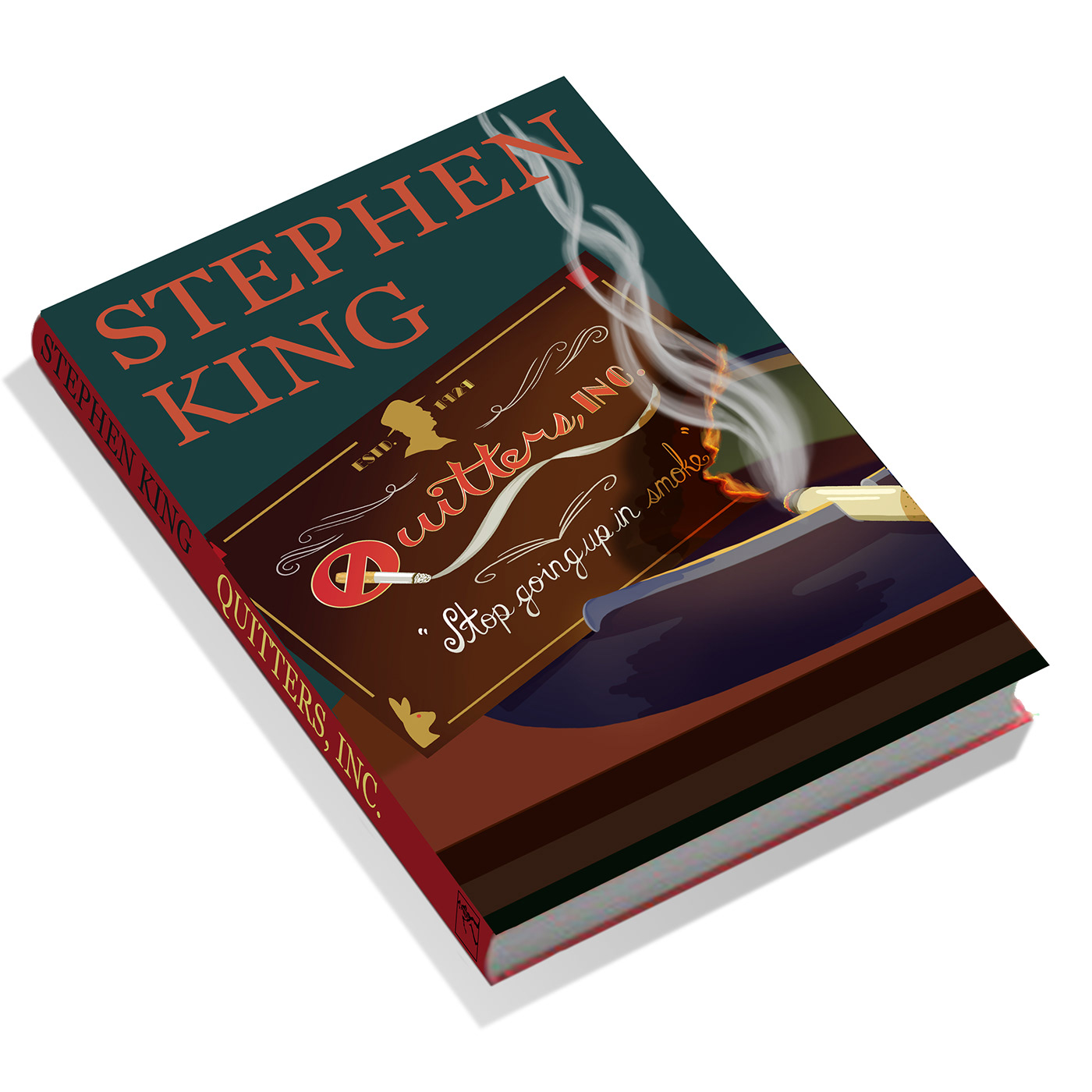 Stephen King horror book cover fiction design Book Cover Design graphic design  typography   HAND LETTERING