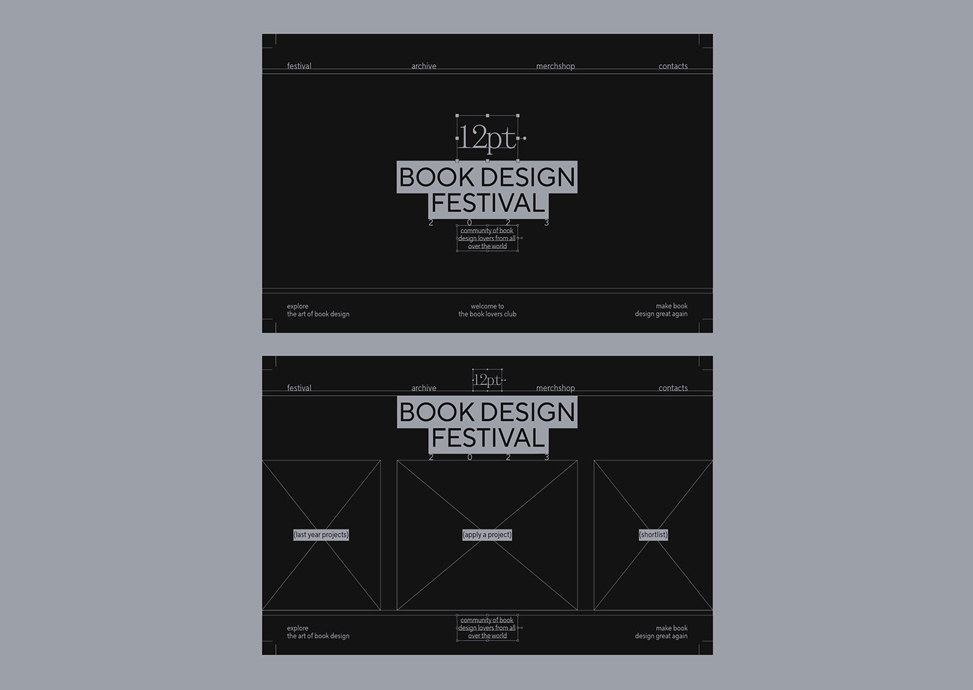 festival brand identity book design