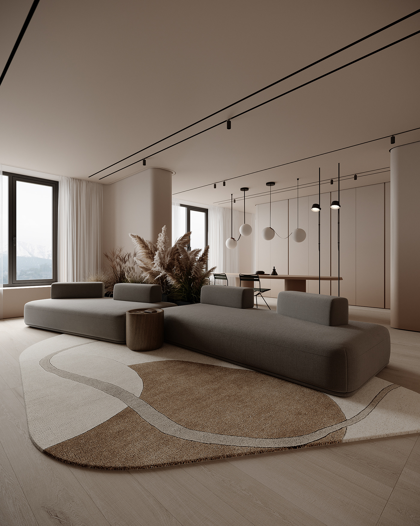 3D 3ds max architecture archviz CGI corona interior design  modern Render visualization
