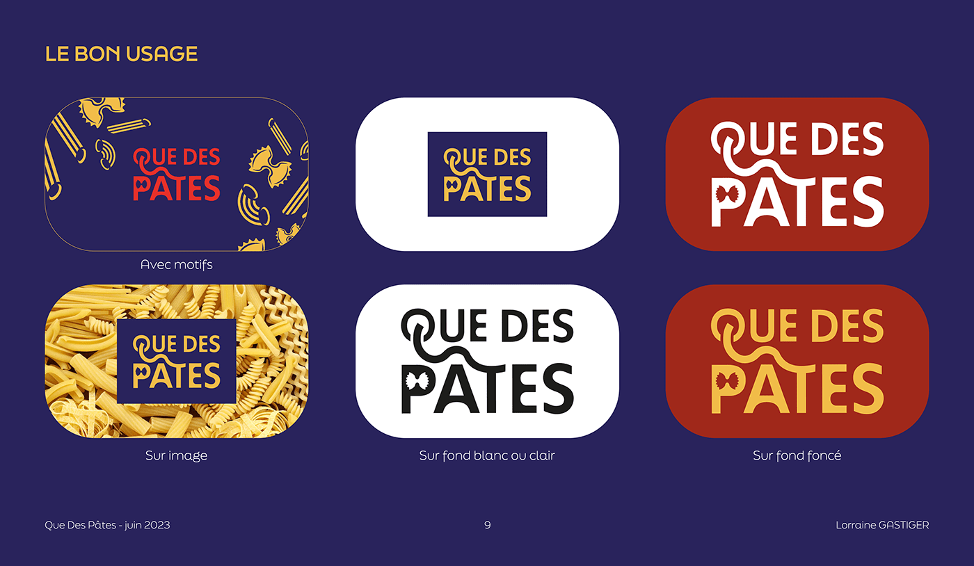 design brand identity logos identity Social media post banner Pasta restaurant Food 