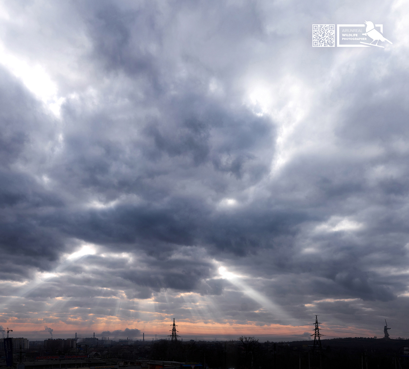 volgograd Russia landscapes panorama dark ray