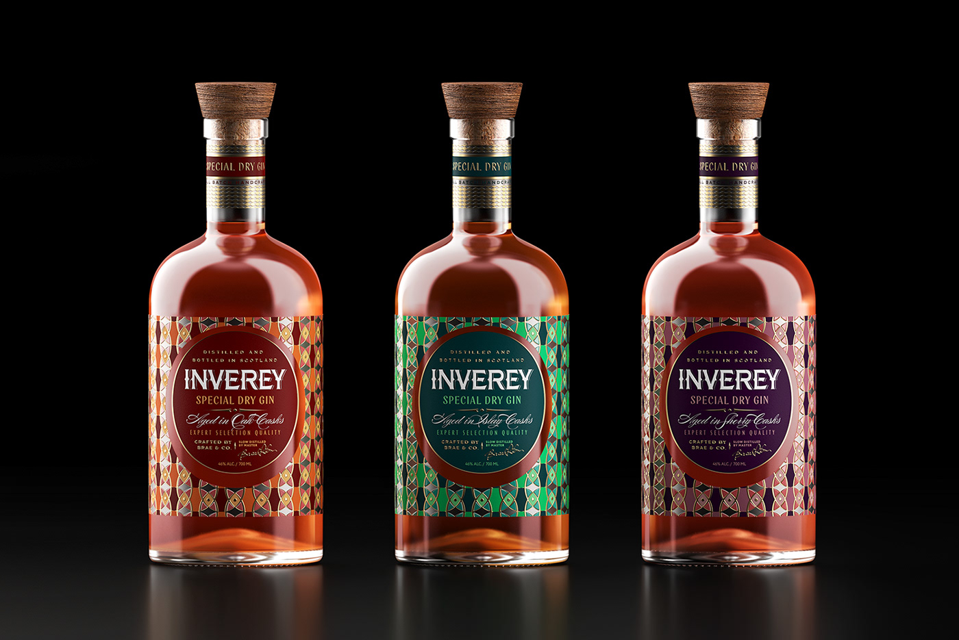gin alcohol Label label design branding  Packaging packaging design bottle design Logo Design graphic design 