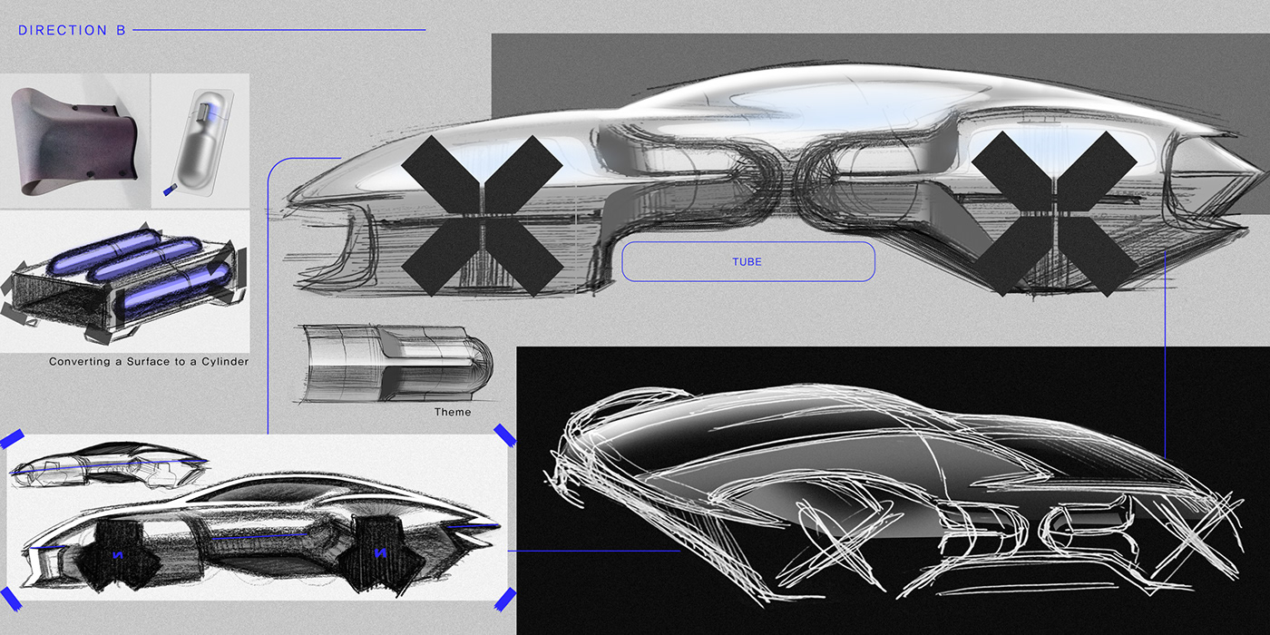 3D automobile automotive   Automotive design car car design Hyundai mobility transportation Transportation Design