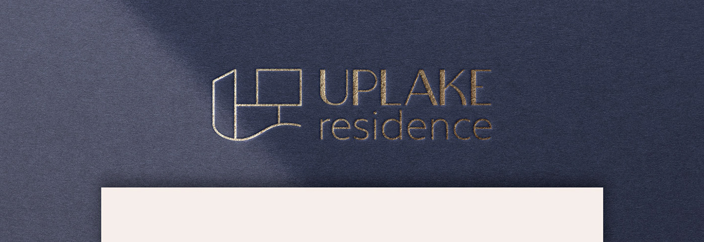 architecture branding  building Lake logo Logo Design Logotype real estate Residence residential visual identity