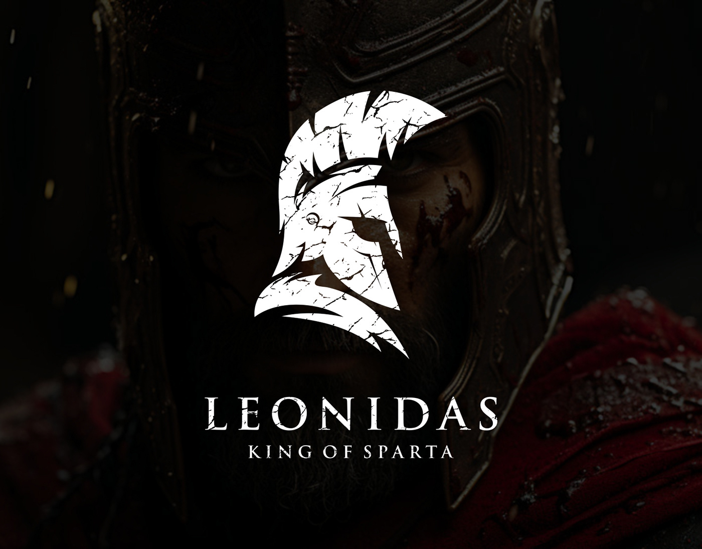 Leonidas King Of Sparta Logo Design
