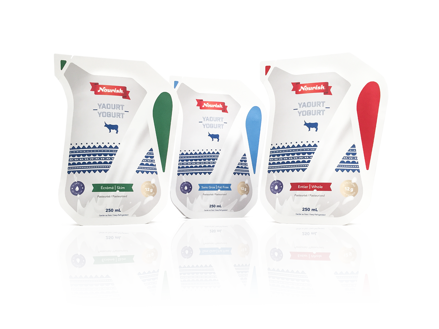 Adobe Portfolio packaging design Niger Dairy Pouch Design 